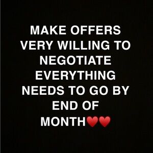 Negotiable Sale Announcement